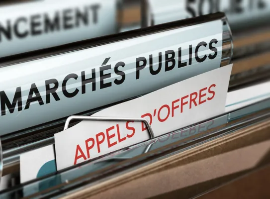 Le dossier des marchés publics d'ADI est ouvert