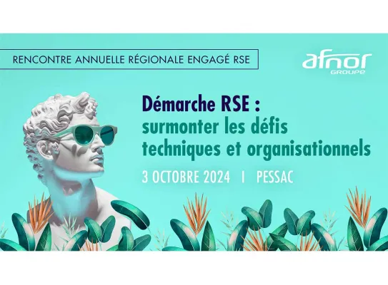 Rencontre régionale RSE le 3 octobre 2024 par l'Afnor