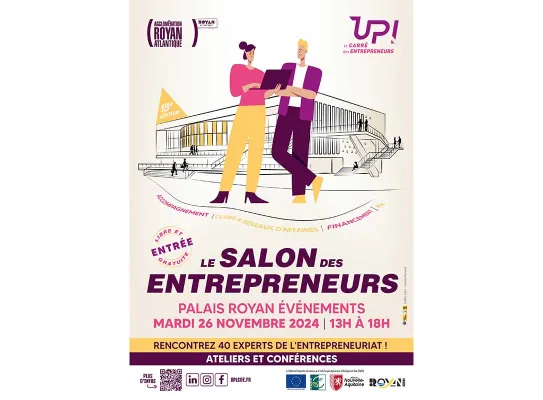 affiche du salon entrepreneurs à Royan