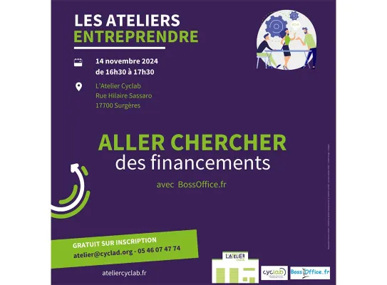 Affiche Atelier chercher des financements