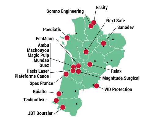 Carte des exposants de l'expo Loop Santé en janvier 2024