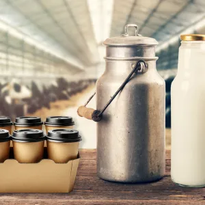 Emballages à base de protéines de lait