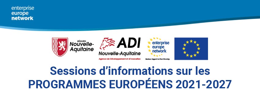 Sessions d’informations sur les PROGRAMMES EUROPÉENS 2021-2027
