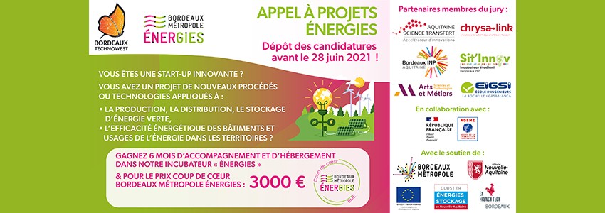 AAP Énergies de Bordeaux Technowest et Bordeaux Métropole Énergies
