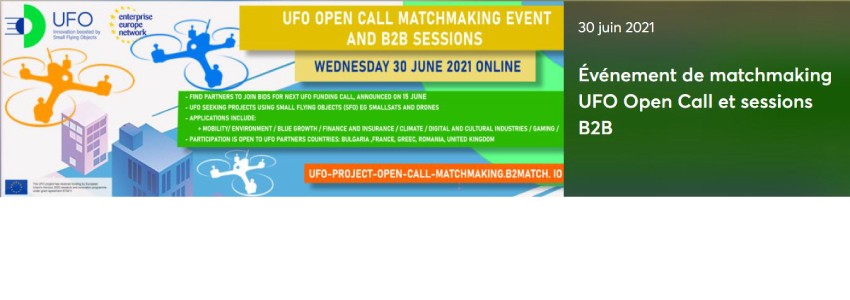 Convention d’affaires européenne : second appel à projets de l’initiative UFO (mobilités, environnement, croissance bleue, etc.)
