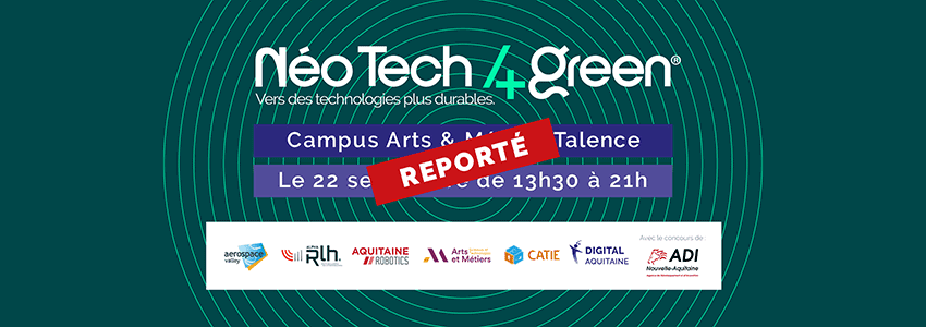 Néo Tech 4Green® 2022 – REPORTÉ