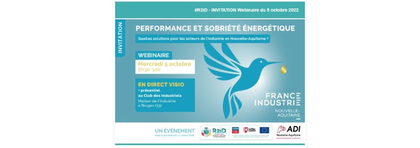 Performance et sobriété énergétique – Quelles solutions pour les acteurs de l’industrie en Nouvelle-Aquitaine ?