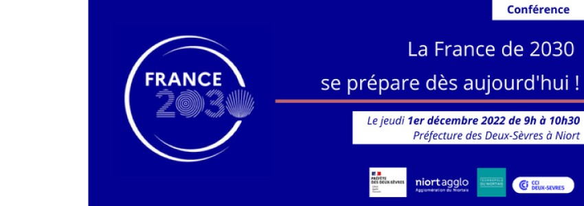 Conférence : France 2030 comment y préparer mon entreprise ?