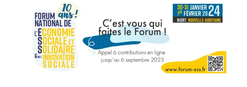 Lancement de l’appel à contribution du « Forum national de l’ESS et de l’innovation sociale »