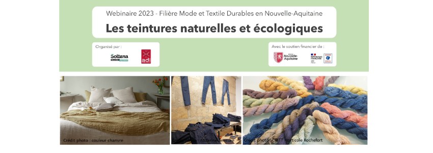 Webinaire : Les teintures naturelles et écologiques appliquées dans la filière textile et mode durables